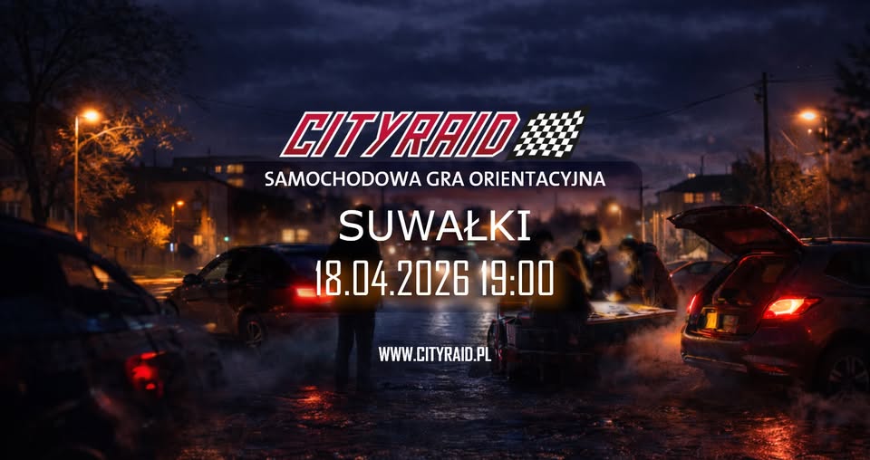Cityraid Suwałki: Samochodowa Gra Orientacyjna Samochodowa gra orientacyjna Cityraid w Suwałkach