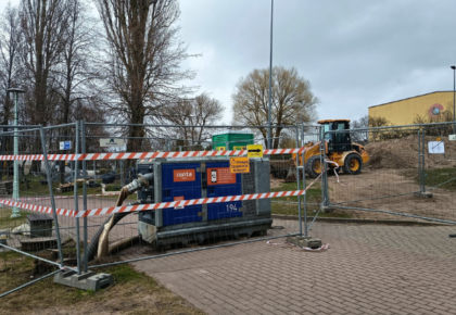 czasowe zamkniecie przejscia przy zalewie arkadia w zwiazku z pracami modernizacyjnymi