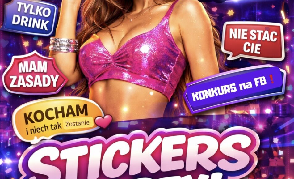 Plakat Stickers Party nad Kaczym z DJ TRS