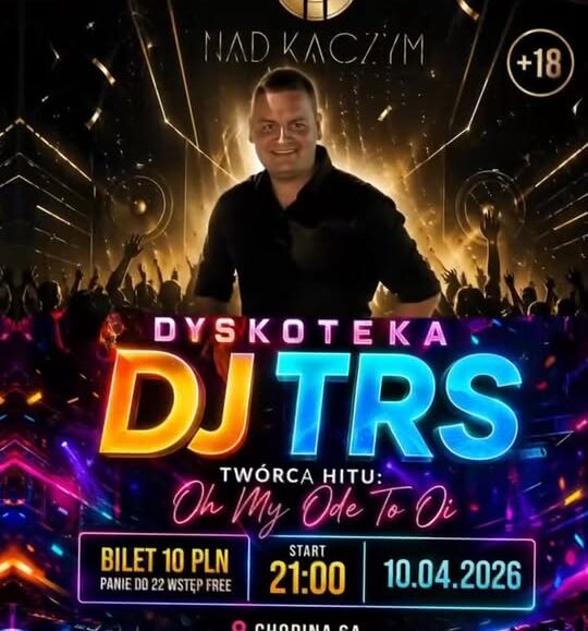 DJ TRS za konsoletą w klubowym klimacie