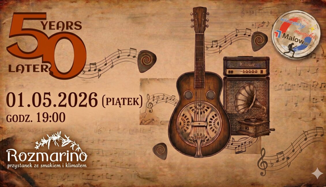 Zespół 50 Years Later na scenie podczas koncertu w Rozmarino.