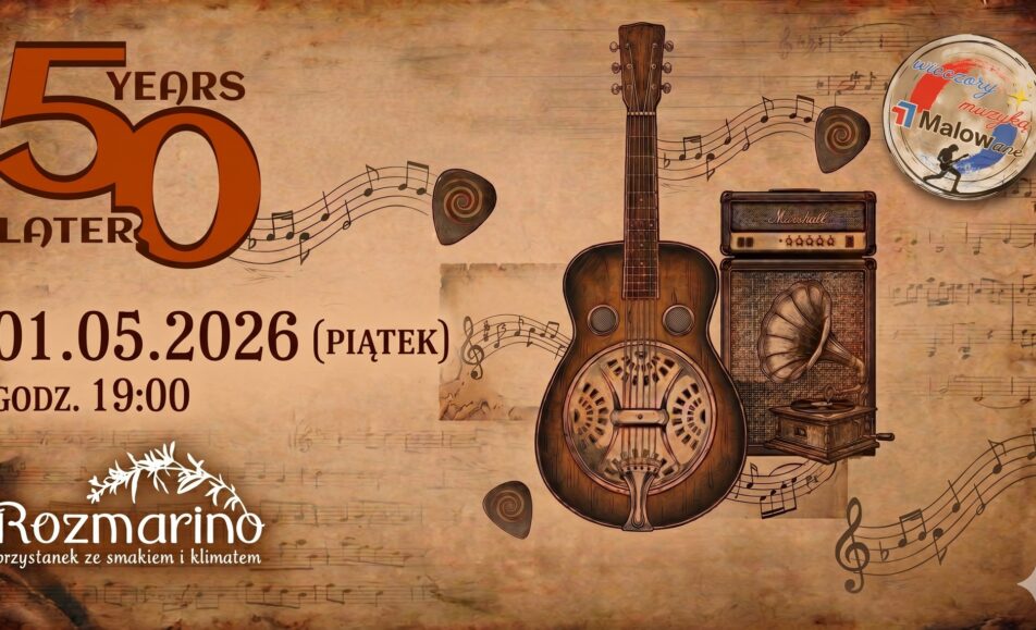 Zespół 50 Years Later na scenie podczas koncertu w Rozmarino.