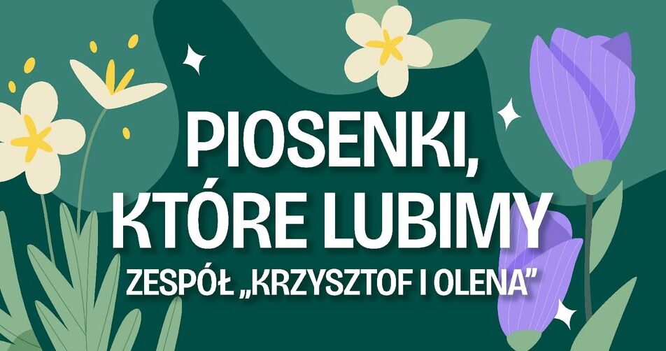 Krzysztof Masłowski i Olena Savchenko podczas koncertu.