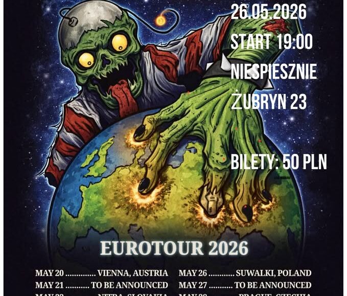 Zespół Scumbags na scenie podczas koncertu