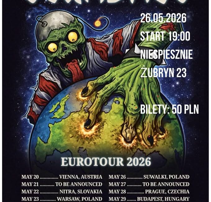 Zespół Scumbags na scenie podczas koncertu