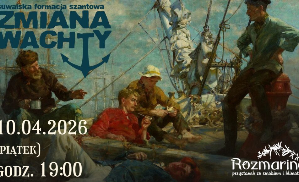 Zespół Zmiana Wachty występujący na scenie.