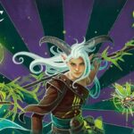 Logo Magic: The Gathering oraz oprawa graficzna dodatku Secrets of Strixhaven.