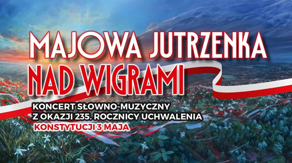 Natalia Rogucka-Górska i Michał Sowul na scenie podczas koncertu z okazji Święta Konstytucji 3 Maja