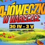 Ludzie bawiący się na majówce w Wareczce