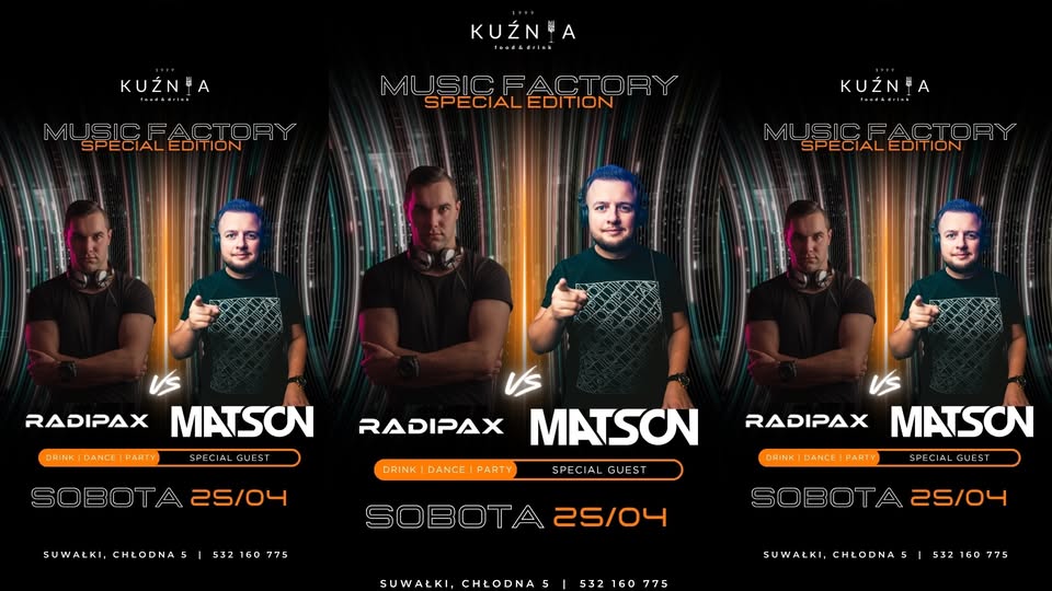DJ Matson oraz DJ Radipax podczas występu.