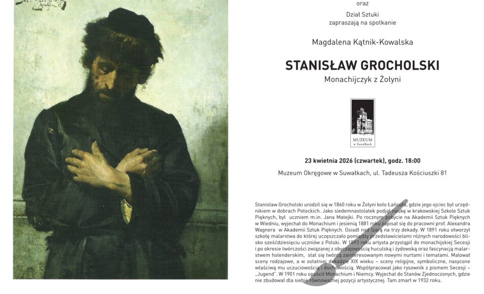 Plakat wydarzenia Stanisław Grocholski - Monachijczyk z Żołyni