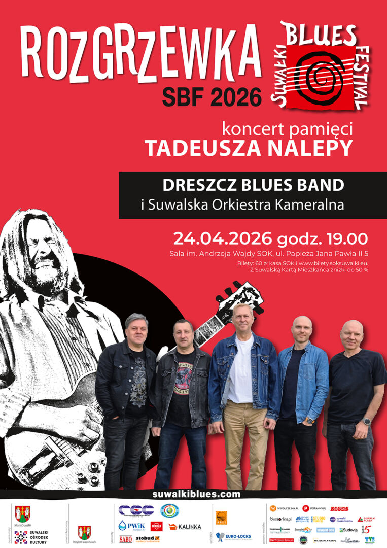Rozgrzewka SBF w Suwałkach. Koncert pamięci Tadeusza Nalepy