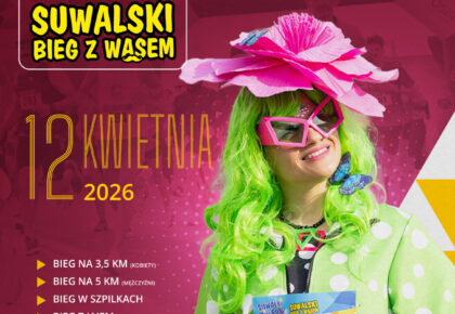 Suwałki Miss Run 2026 i Suwalski Bieg z Wąsem 12 kwietnia