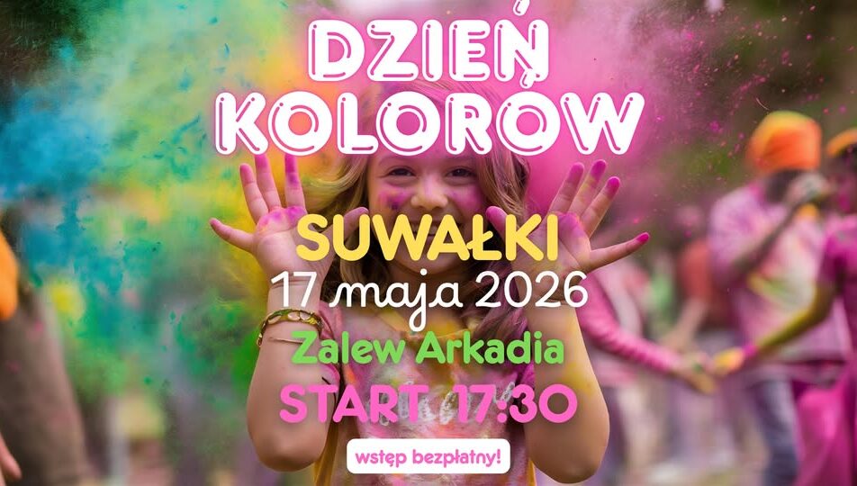 Plakat wydarzenia Dzień Kolorów w Suwałkach