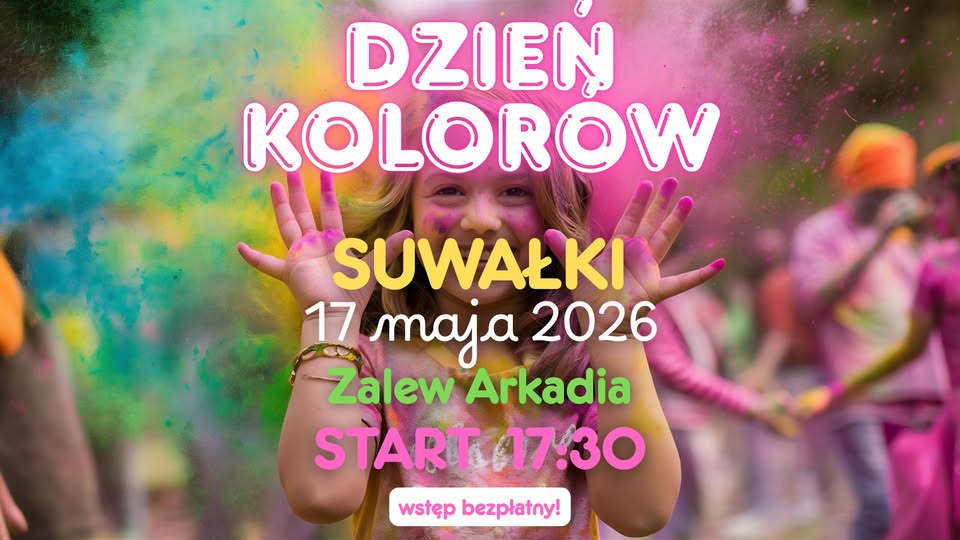 Dzień Kolorów w Suwałkach Plakat wydarzenia Dzień Kolorów w Suwałkach