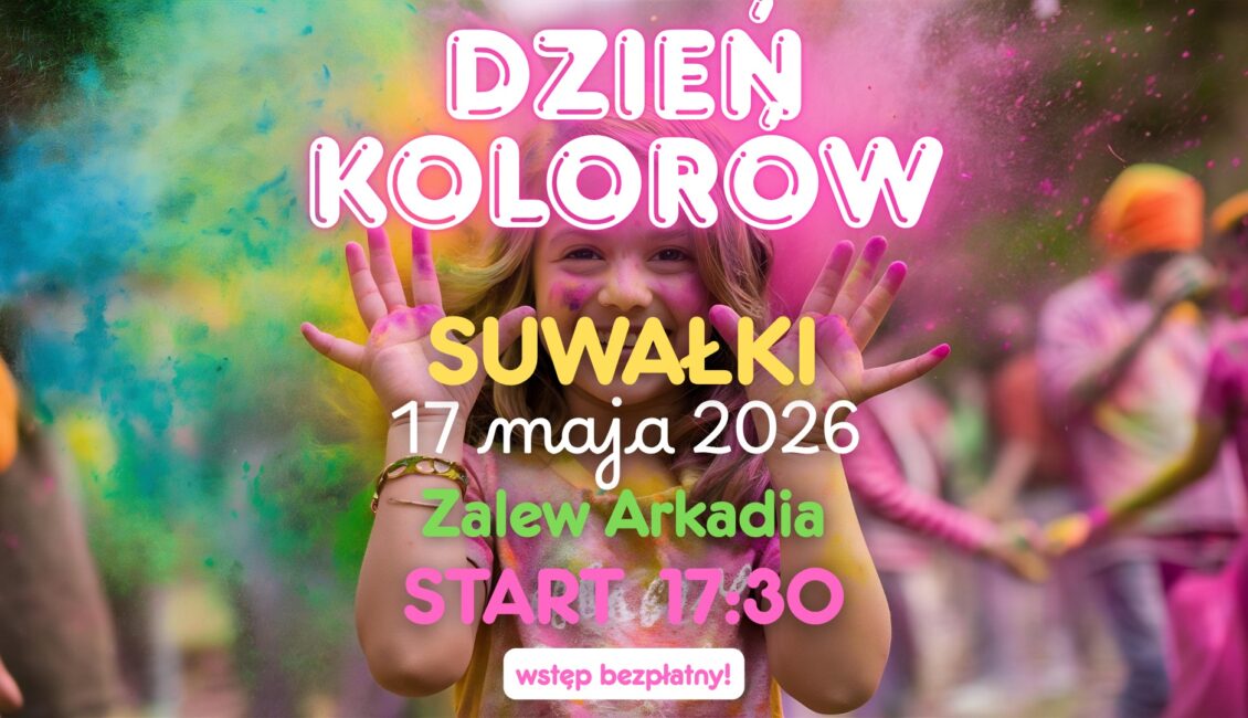 Dzień Kolorów w Suwałkach Plakat wydarzenia Dzień Kolorów w Suwałkach