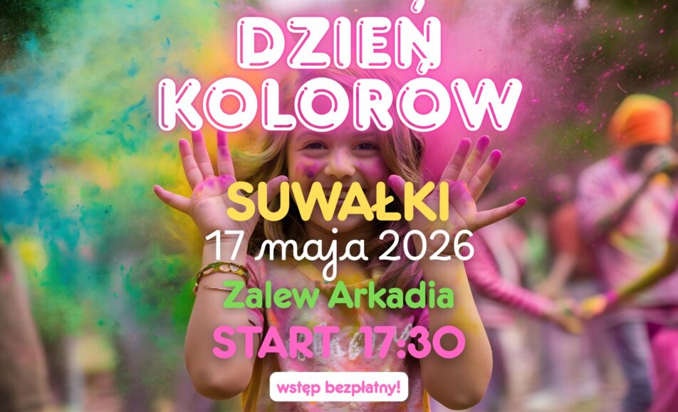 Plakat wydarzenia Dzień Kolorów w Suwałkach