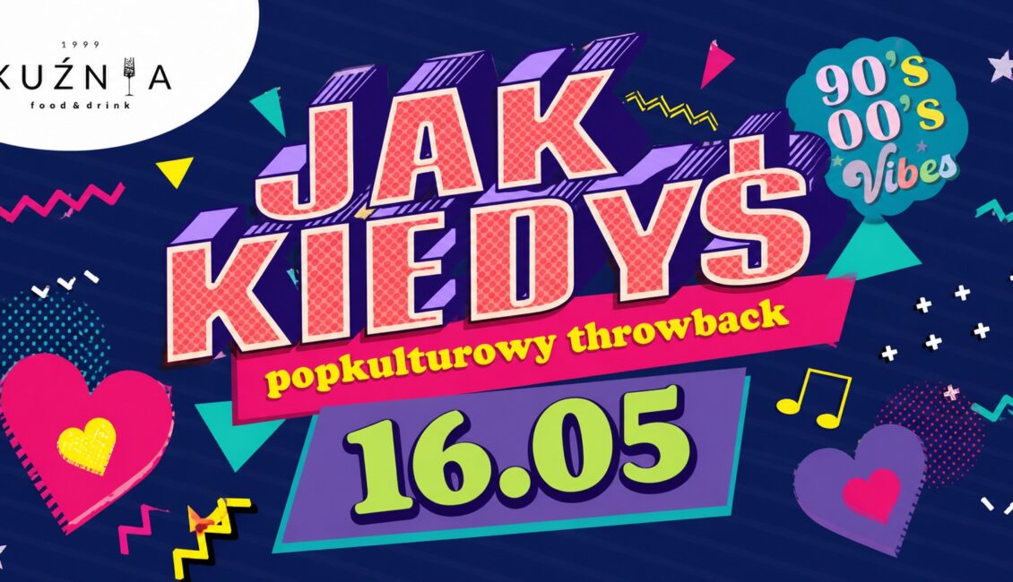 Plakat wydarzenia Jak kiedyś: 90's 00's w Kuźni
