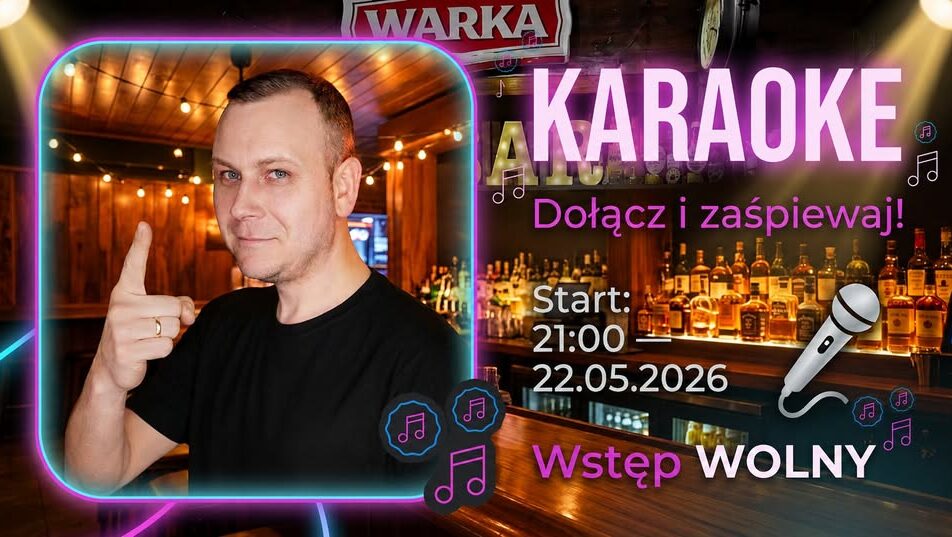Plakat wydarzenia Piątkowe karaoke w Piwiarni