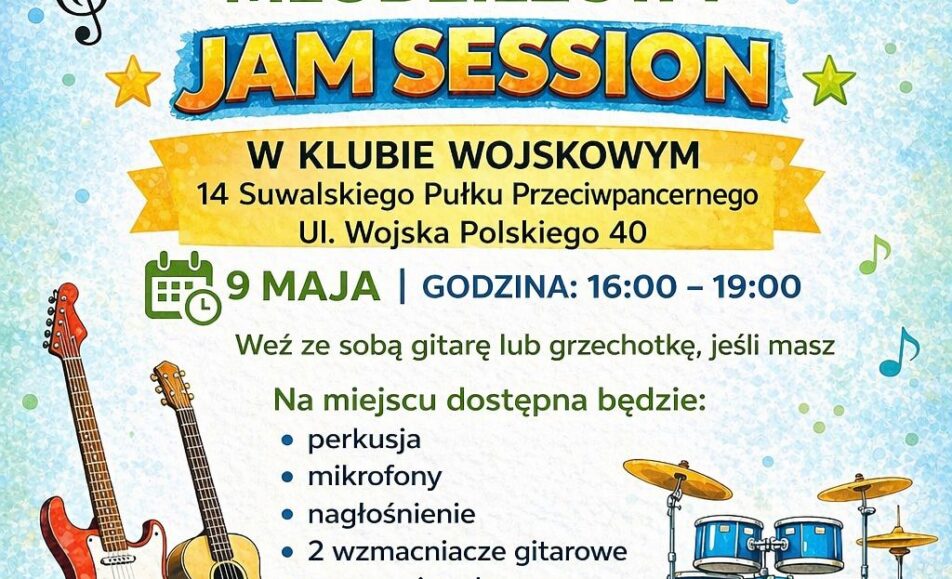 Pierwszy młodzieżowy Jam Session dla dzieci i młodzieży Pierwszy młodzieżowy Jam Session dla dzieci i młodzieży