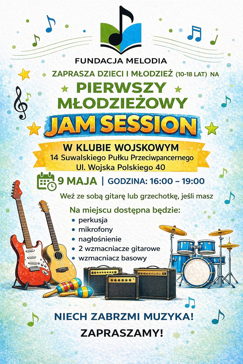 Pierwszy młodzieżowy Jam Session dla dzieci i młodzieży