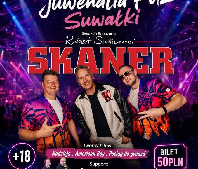 Plakat wydarzenia Skaner Nad Kaczym After Party Juwenalia PUZ Suwałki 2026