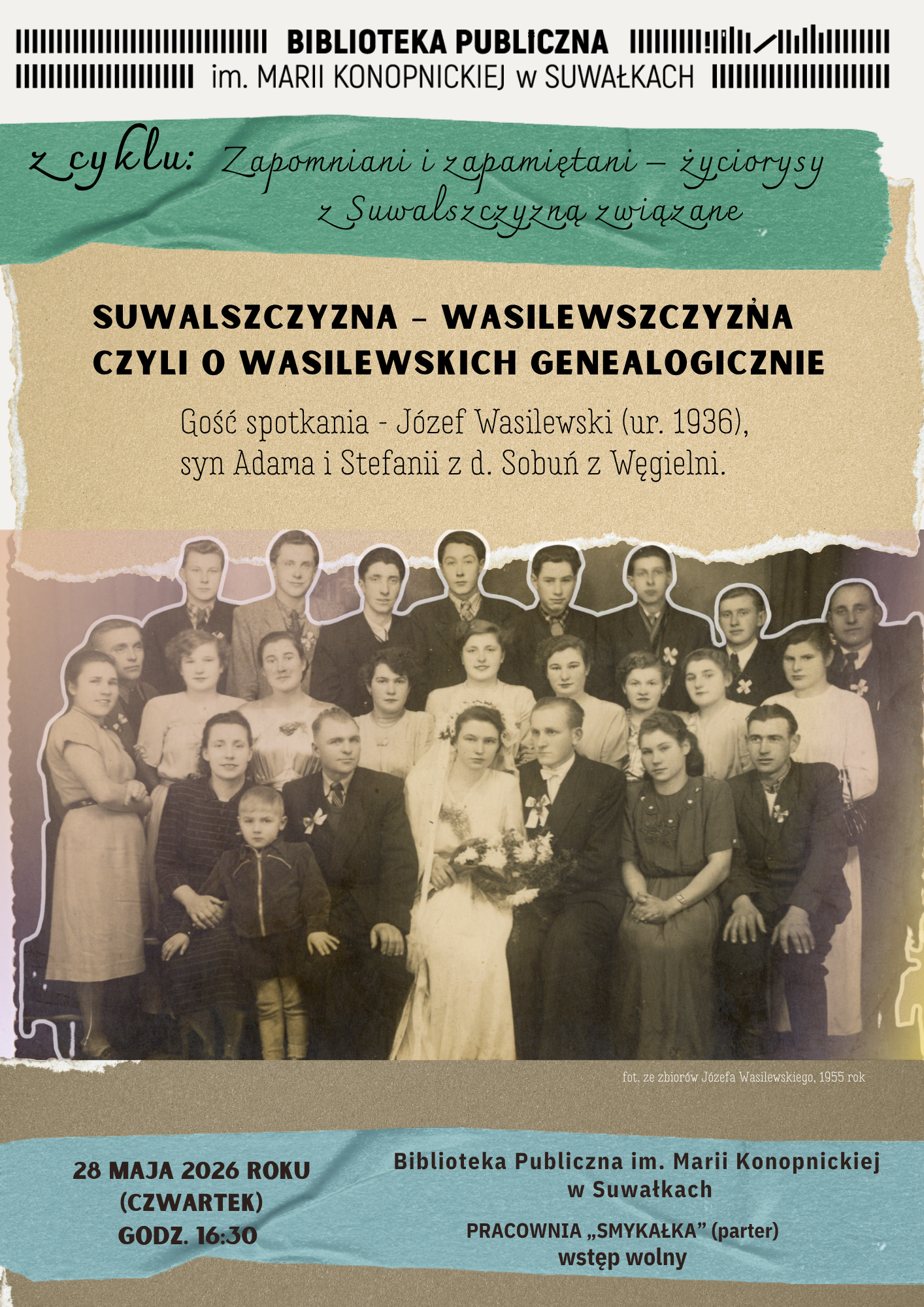 Spotkanie o nazwisku Wasilewski w cyklu Zapomniani i zapamiętani Spotkanie o nazwisku Wasilewski w cyklu Zapomniani i zapamiętani
