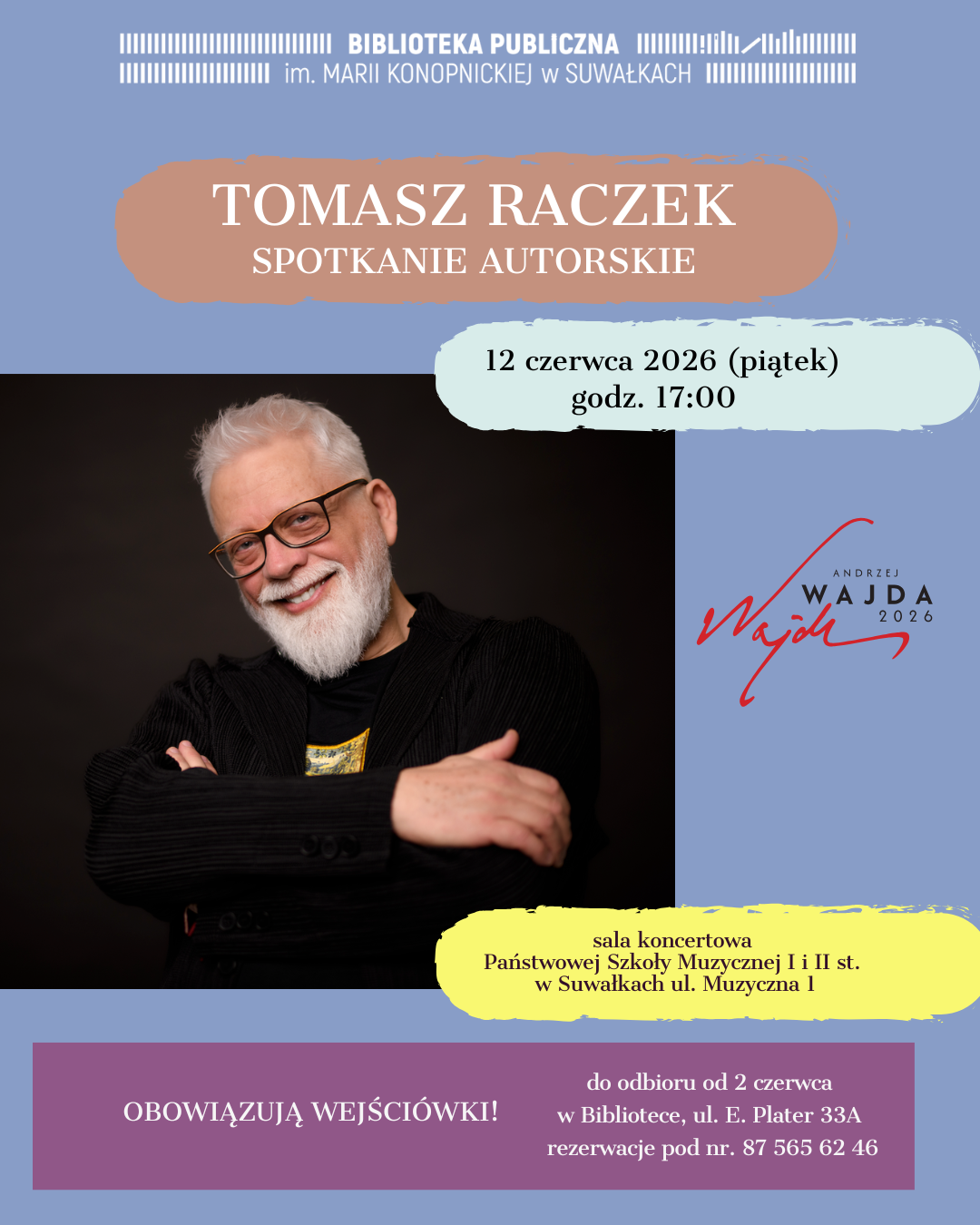 Spotkanie z Tomaszem Raczkiem w Suwałkach