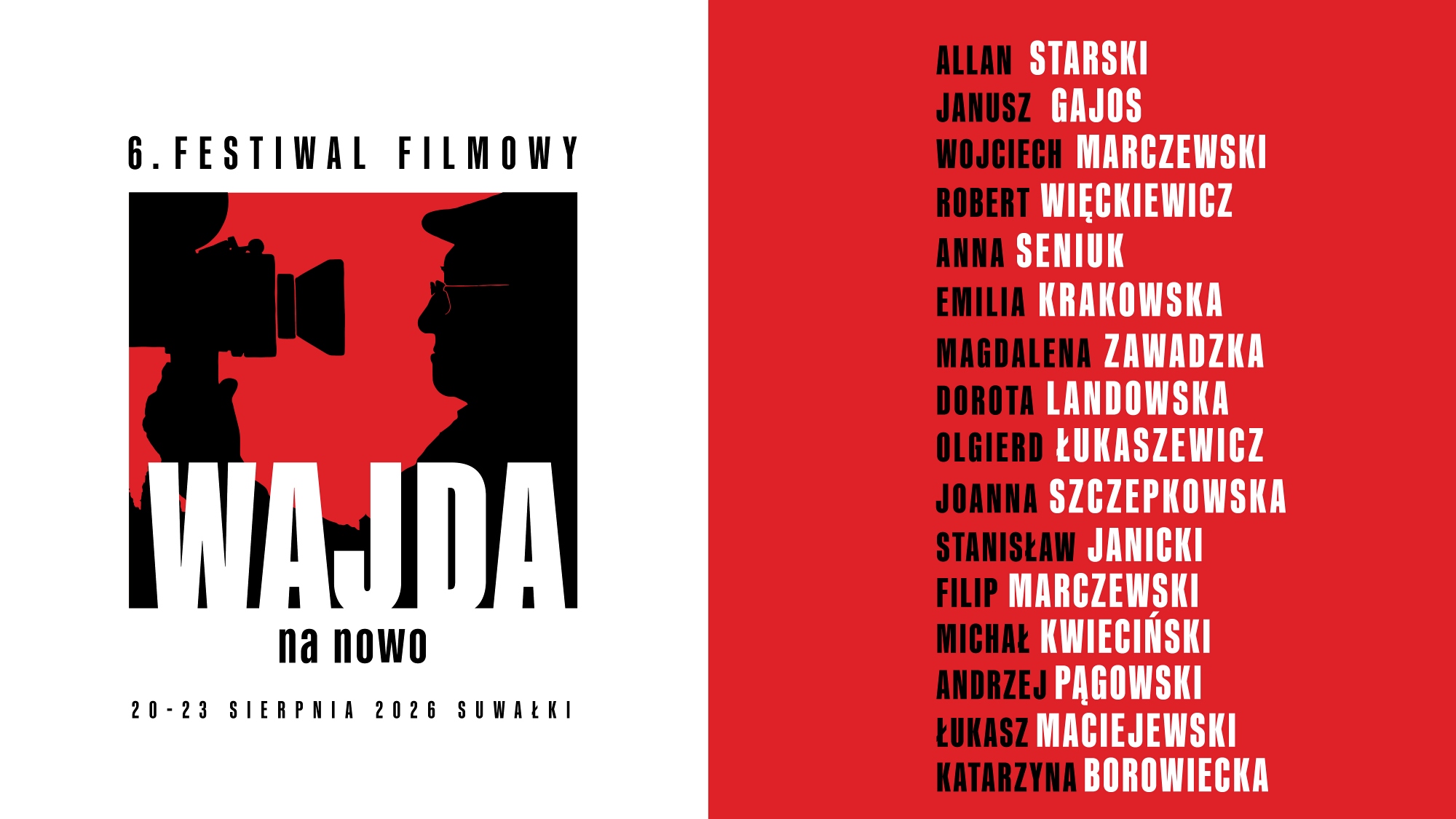 VI Festiwal Filmowy „Wajda na Nowo” w Suwałkach