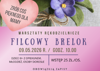 Warsztaty filcowania na sucho w SOWA Suwałki przed Dniem Matki