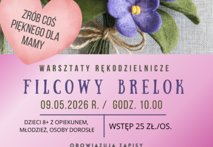 Warsztaty filcowania na sucho w SOWA Suwałki przed Dniem Matki