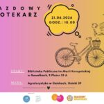Plakat 15. rajdu „Odjazdowy Bibliotekarz”