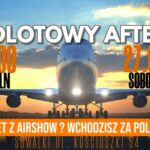 Plakat afterparty po AirShow w Lux Night Club w Suwałkach.