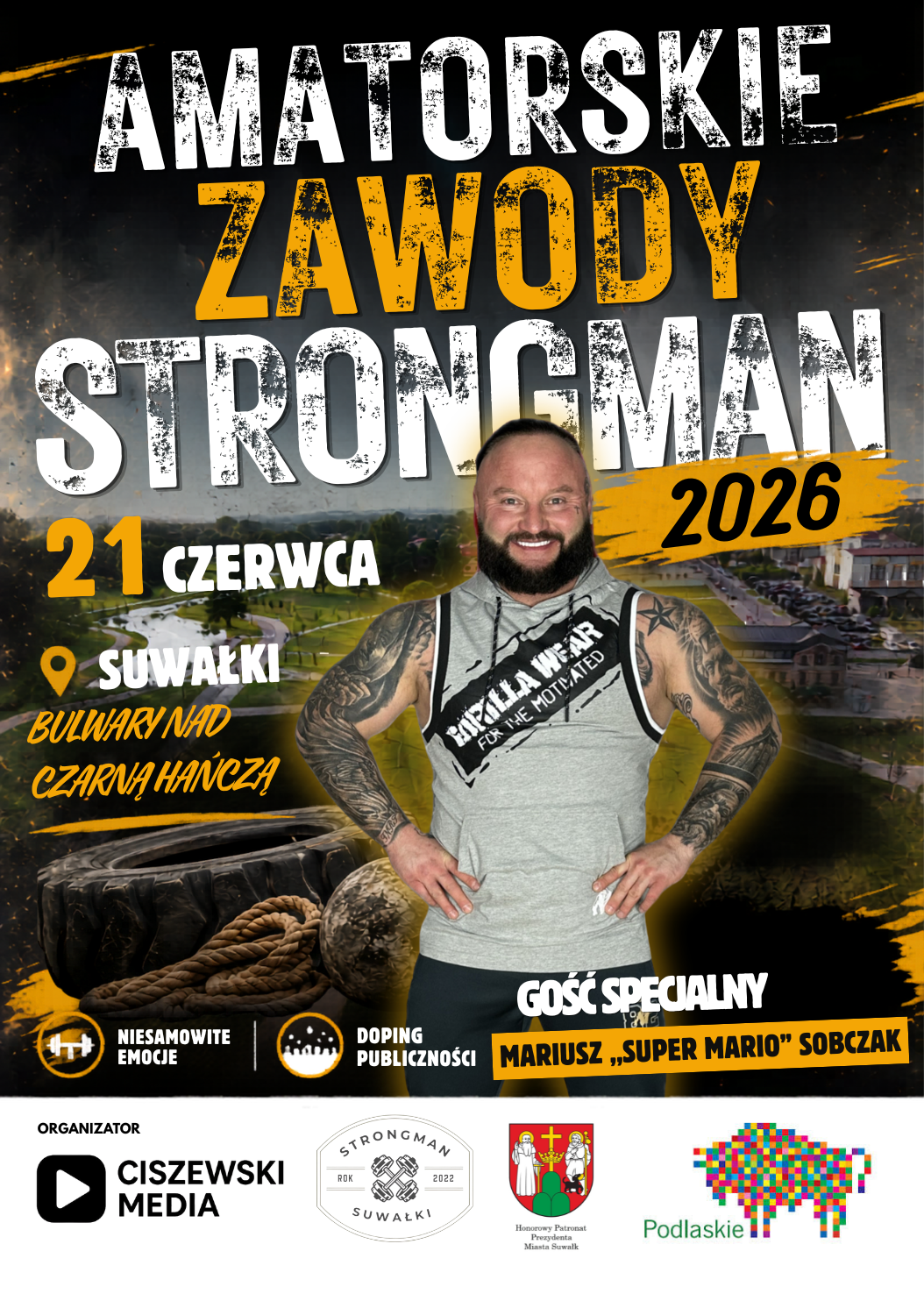 Amatorskie Zawody Strongman 21 czerwca w Suwałkach Amatorskie Zawody Strongman 21 czerwca w Suwałkach