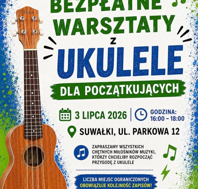 Bezpłatne warsztaty ukulele dla początkujących Informacja o bezpłatnych warsztatach ukulele dla początkujących