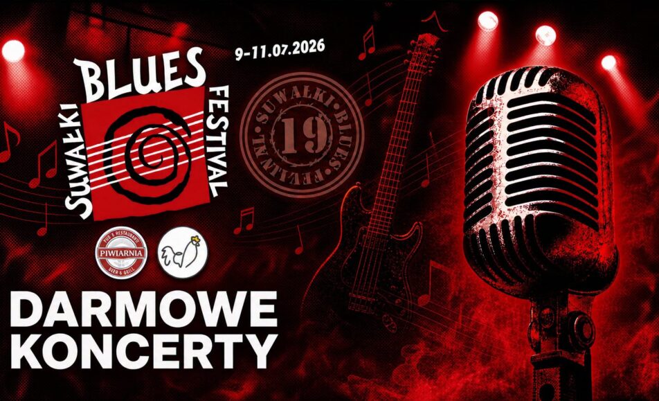 Plakat wydarzenia Blues na Chłodnej podczas Suwałki Blues Festival 2026