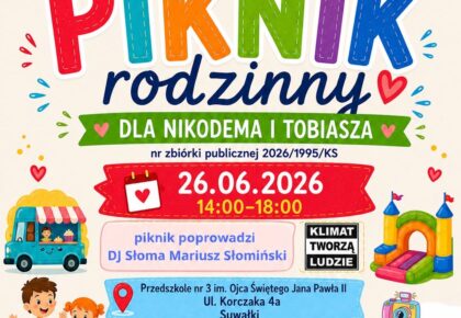 Charytatywny piknik rodzinny dla Nikodema i Tobiasza