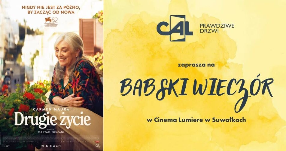 „Drugie życie” na Babskim Wieczorze w Cinema Lumiere Plakat wydarzenia „Drugie życie” na Babskim Wieczorze w Cinema Lumiere
