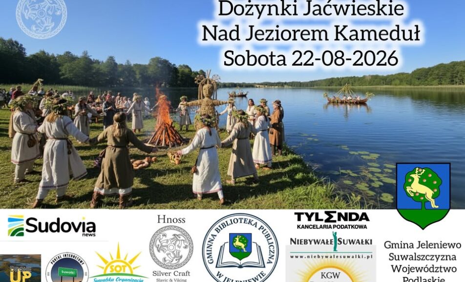 I Dożynki Jaćwieskie nad jeziorem Kameduł Plakat I Dożynek Jaćwieskich nad jeziorem Kameduł