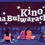 Plakat wydarzenia Letnie Kino na Bulwarach z tytułem filmu „Polowanie na muchy”
