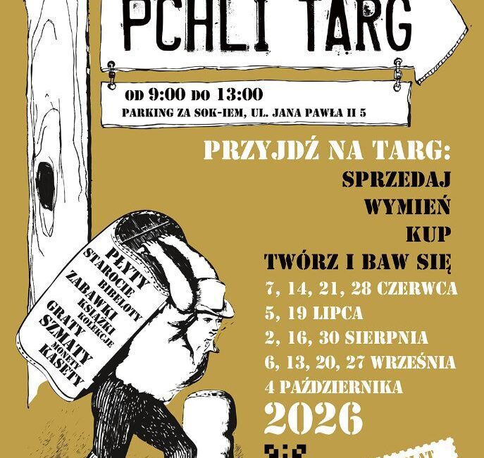 Pierwszy w tym roku Pchli Targ już 7 czerwca przy Suwalskim Ośrodku Kultury
