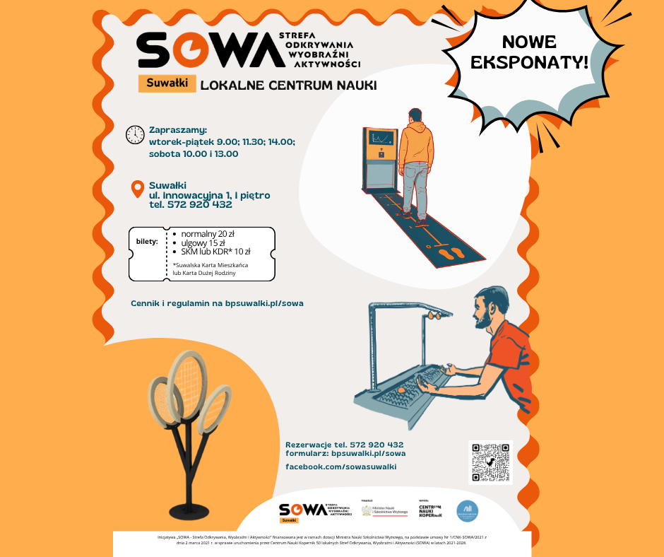 SOWA w Suwałkach z sześcioma nowymi eksponatami