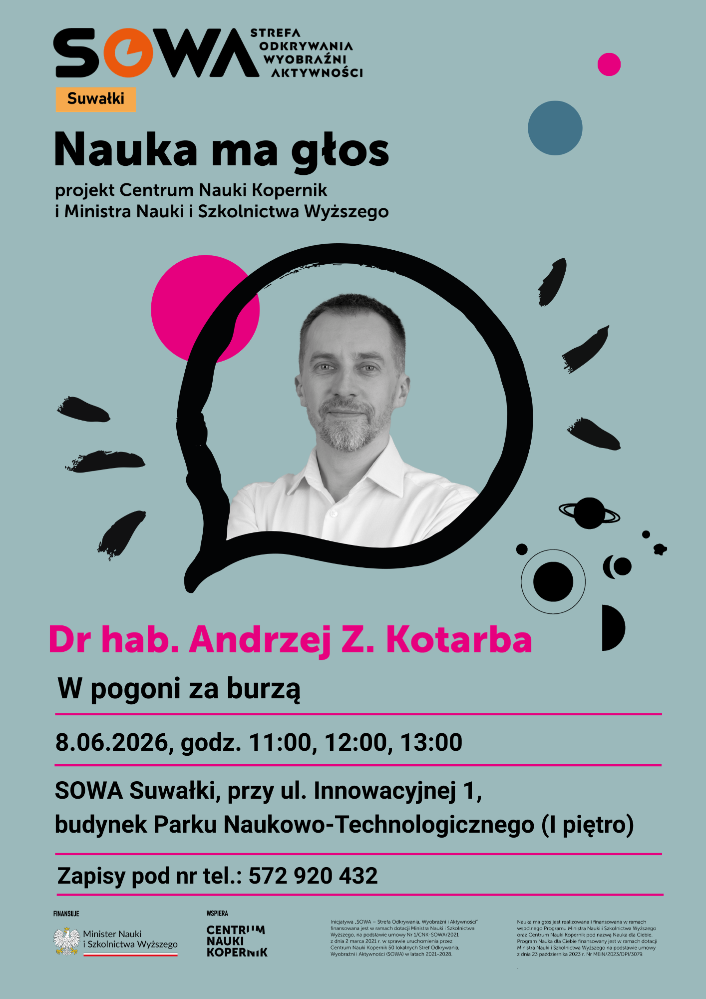 Spotkanie „W pogoni za burzą” w SOWA Suwałki