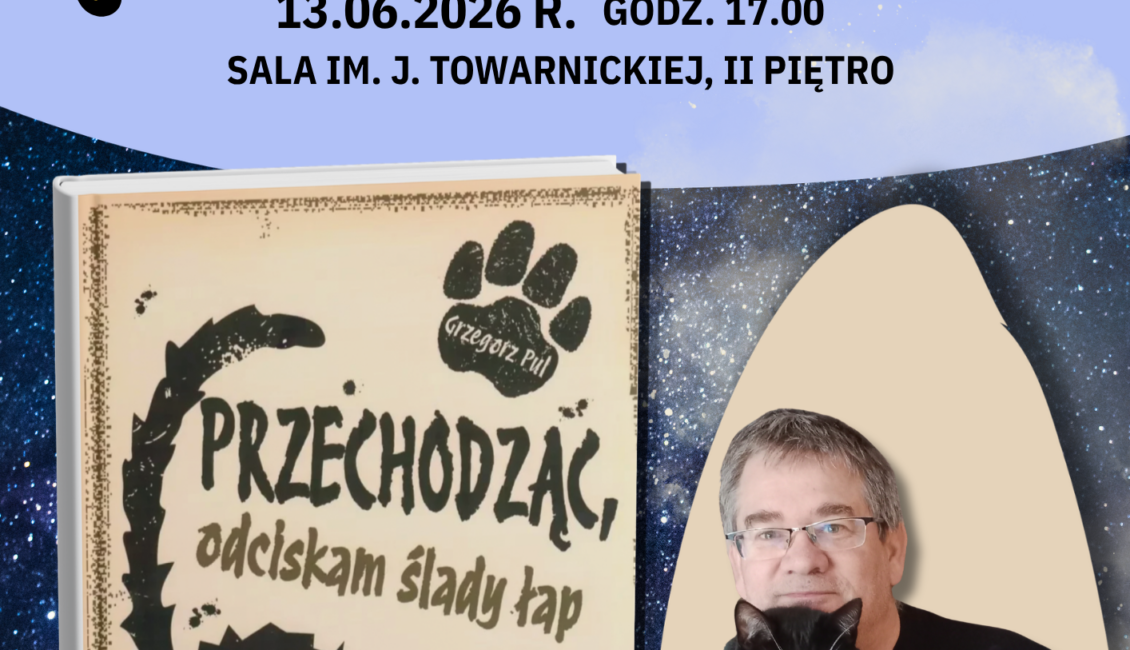 Spotkanie z Grzegorzem Pulem podczas Nocy Biblio(k)otek Spotkanie z Grzegorzem Pulem podczas Nocy Biblio(k)otek