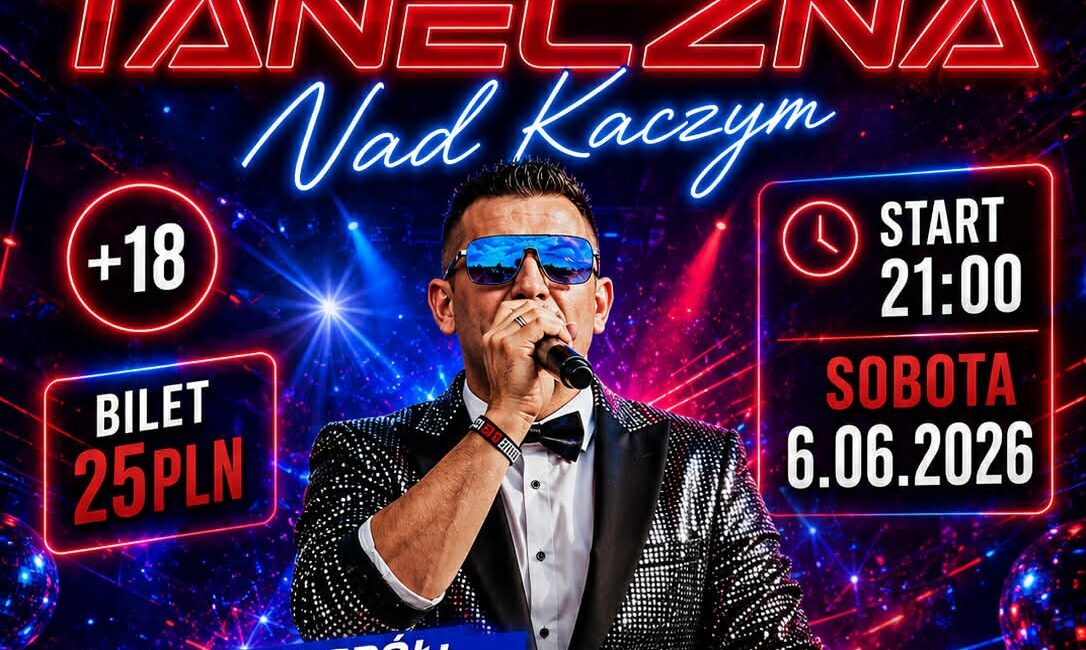 Plakat wydarzenia Zabawa taneczna Nad Kaczym z zespołem Fajzer
