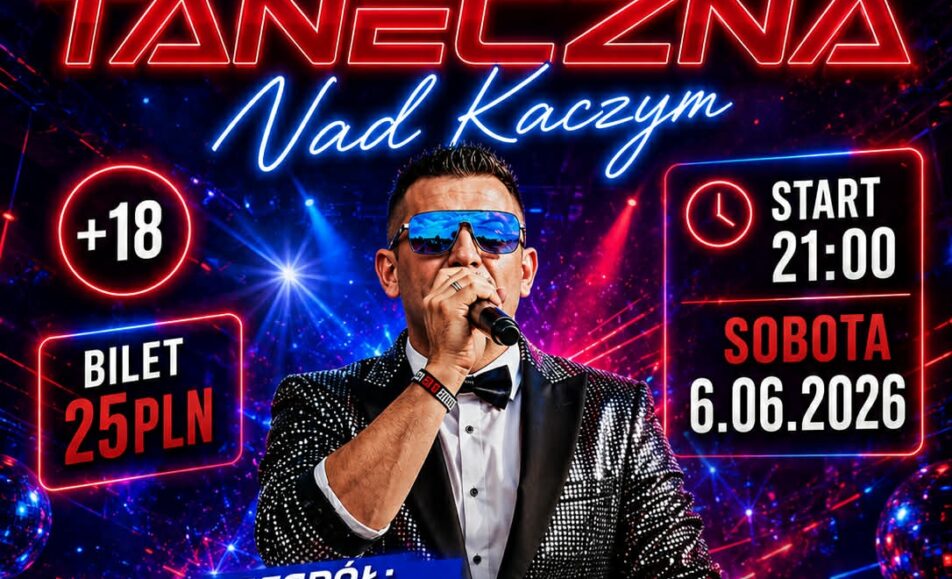 Plakat wydarzenia Zabawa taneczna Nad Kaczym z zespołem Fajzer