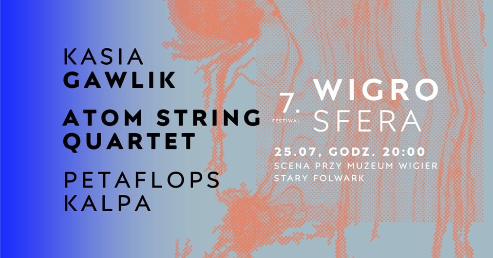 Wigrosfera 2026 - siódma edycja festiwalu - program Plakat 7. Festiwalu Wigrosfera z informacjami o programie nad Wigrami