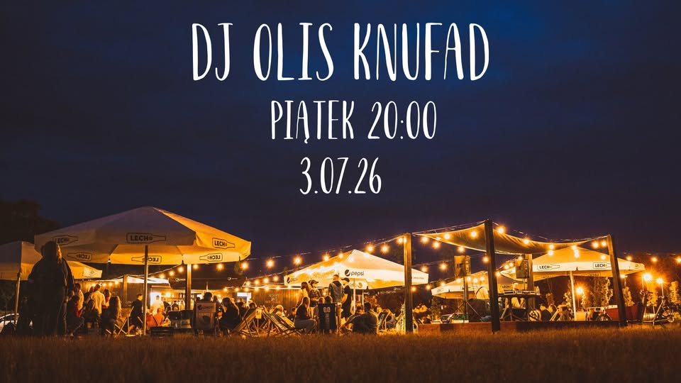 DJ Olis Knufad w Niedorzecznych Plakat wydarzenia DJ Olis Knufad w Niedorzecznych
