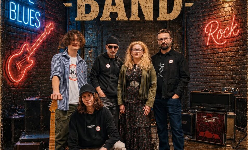 Plakat koncertu No Commerce Band w cyklu „Na dywaniku u Marii”