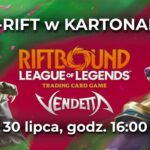 Materiały zapowiadające turniej Riftbound: Vendetta Pre-Rift w Suwałkach